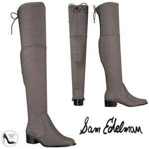Circus by Sam Edelman Women's Peyton Over the Knee Boots Gray Frost 7.5